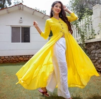BRISA Rayon Patterned Kurti - 38 40 42 44