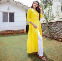 BRISA Rayon Patterned Kurti - 38 40 42 44
