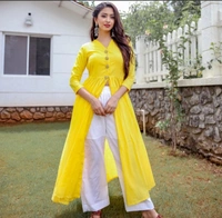 BRISA Rayon Patterned Kurti - 38 40 42 44