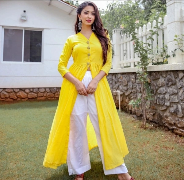 BRISA Rayon Patterned Kurti - 38 40 42 44