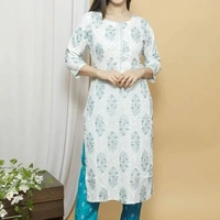 BRISA Heavy Rayon Kurti&Pant - 38 40 42 44