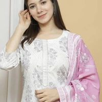 BRISA Heavy Rayon Kurti&Pant - 38 40 42 44