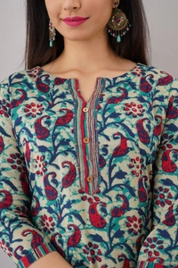 BRISA Women's Cotton Printed Kurtis - M L XL XXL