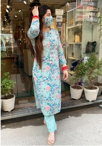 BRISA Women's Floral Printed Kurtis - 38 to 44