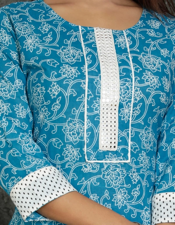BRISA Heavy Cotton Printed Kurtis - M:38,L:40,XL:42,XXL:44