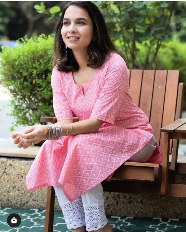 BRISA Rayon Cotton Kurti &Pant - M/38  L/40  XL/42  XXL/44