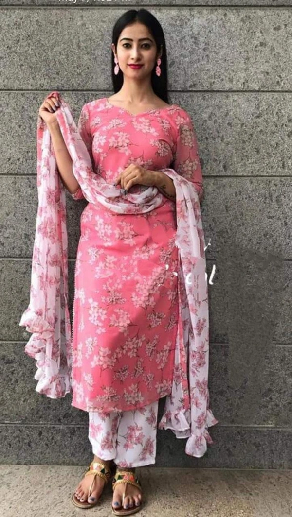 BRISA Rayon Pretty Classic Pink Kurtis - M to XXL