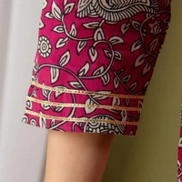BRISA Zari Contrasting Embroidery Kurtis - 38, 40,  42, 44