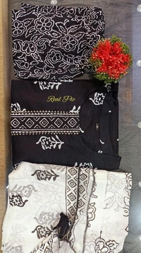 BRISA Printed Classic Black Kurtis - M to XXL