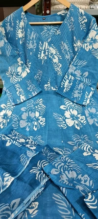 BRISA Premium Blue Classic Anarkali Kurtis - 38 40 42 44