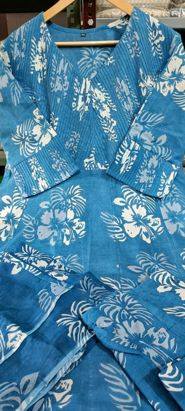 BRISA Premium Blue Classic Anarkali Kurtis - 38 40 42 44