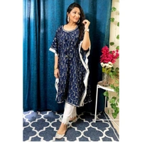 BRISA Classic Embroidery Kaftan - 38 40 42 44