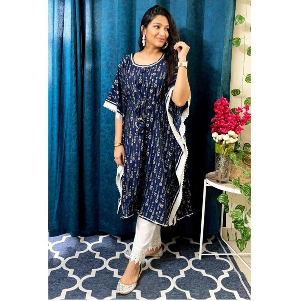 BRISA Classic Embroidery Kaftan - 38 40 42 44