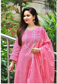 BRISA Rayon Embroidery Kurtis - m(38)L(40)XL(42) XXL (44)