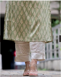 BRISA Gold Print Work Kurtis - M L XL XXL