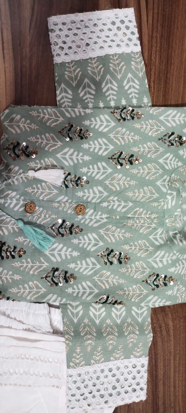 BRISA Gold Print Work Kurtis - M L XL XXL