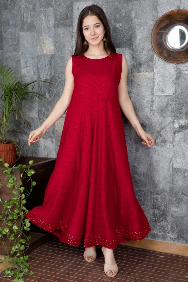BRISA Flare Patterned Gowns & Jacket - M-38 L-40 XL-42 XXL-44