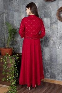 BRISA Flare Patterned Gowns & Jacket - M-38 L-40 XL-42 XXL-44