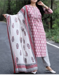 BRISA Rayon Kurtis & Pants - M(38)to XXL(44)