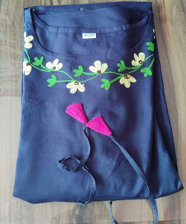 BRISA Rayon Soft Fabric Solid Kurtis - freesize
