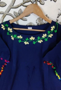 BRISA Rayon Soft Fabric Solid Kurtis - freesize