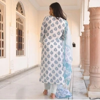 BRISA Cotton Printed Kurtis - m(38)L(40)XL(42)XXL(44)