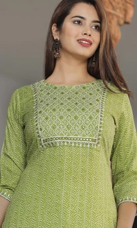 BRISA Heavy Printed Rayon Straight Kurti - M to XXL