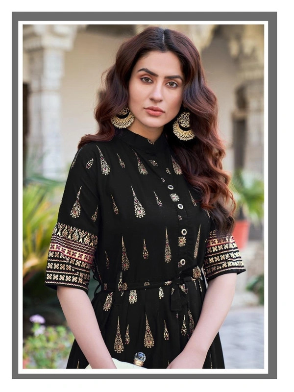 BRISA Printed Rayon Kurtis - 38 40 42 44