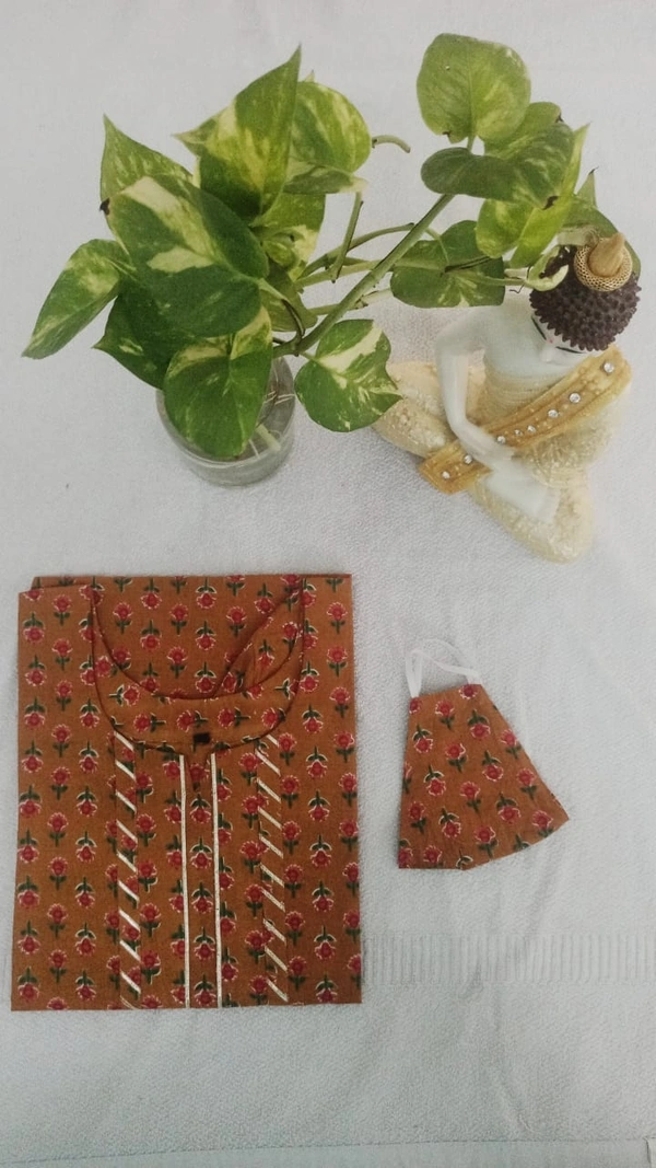 BRISA Cotton Staright Kurti - M to XXL