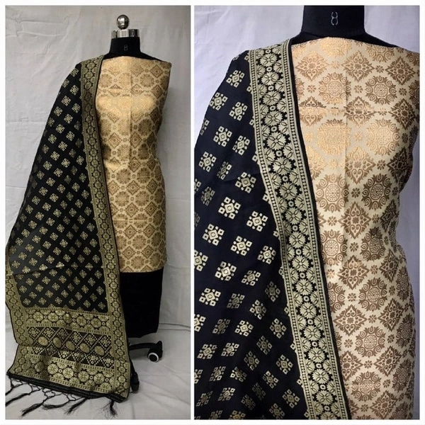 BRISA Banarasi Dress Materials - free size
