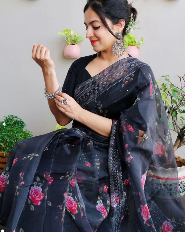 BRISA Organza Silk sarees