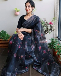 BRISA Organza Silk sarees