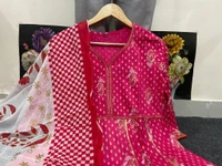 BRISA Printed Anarkali Kurtis - M(38)L(40)XL(42)XXL(44)