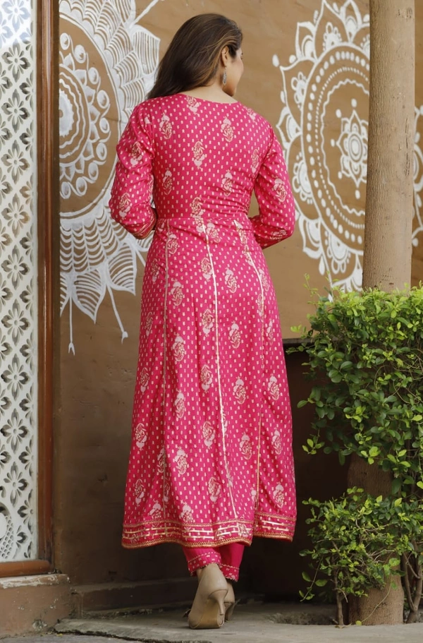 BRISA Printed Anarkali Kurtis - M(38)L(40)XL(42)XXL(44)