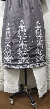 BRISA Long Cotton Embroidery Kurtis - M to XXL