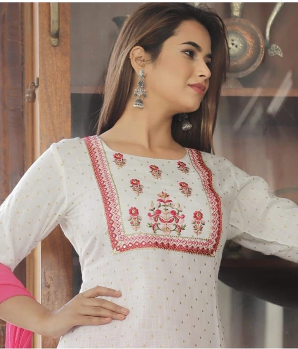 BRISA Rayon Printed Staright Kurti&Palazo - M to XXL