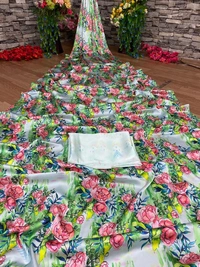 BRISA Satin Printed Silk Sarees