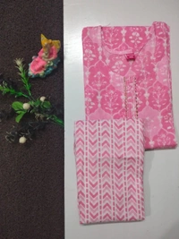 BRISA Women's Casual Cotton Kurtis &Pants - 3XL(46) & 4XL(48)