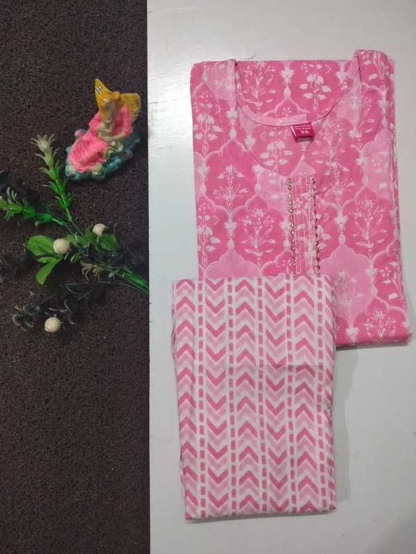 BRISA Women's Casual Cotton Kurtis &Pants - 3XL(46) & 4XL(48)