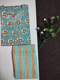 BRISA Women's Casual Cotton Kurtis &Pants - 3XL(46) & 4XL(48)