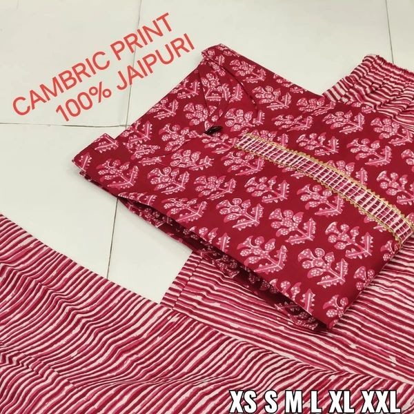 BRISA Pure  Cotton Painted Kurtis - XS,S,M,L,XL,XXL,3XL,4XL