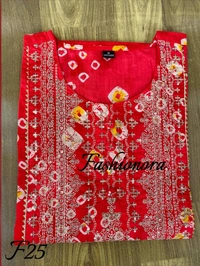 BRISA Designer Embroidery Kurtis&Pants - 38 40 42 44