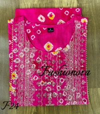 BRISA Designer Embroidery Kurtis&Pants - 38 40 42 44