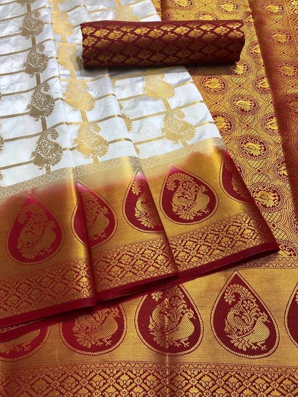 BRISA Nylon Rich Pallu Silk Sarees 