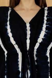 BRISA Soft Rayon Shibori Kaftans - free size