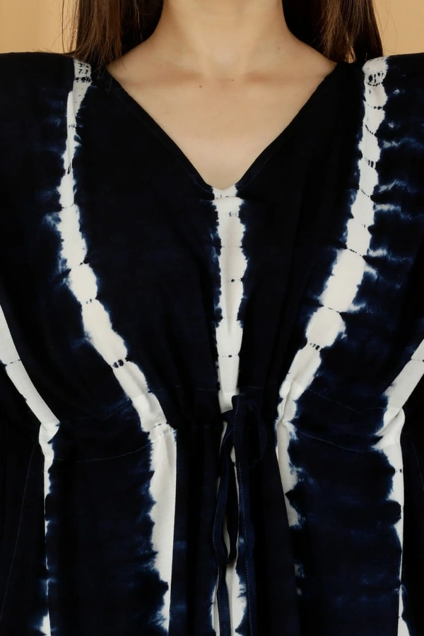 BRISA Soft Rayon Shibori Kaftans - free size