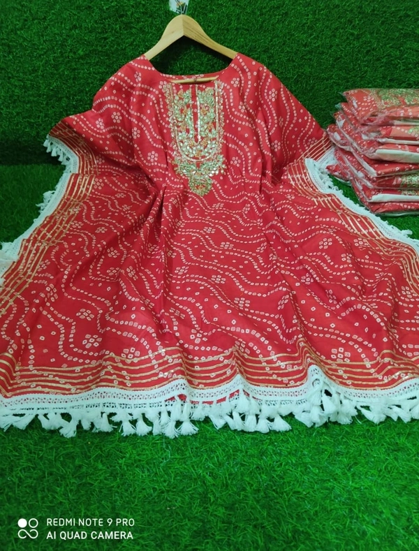 BRISA Cotton Rich Printed Kaftans - 38 40 42 44