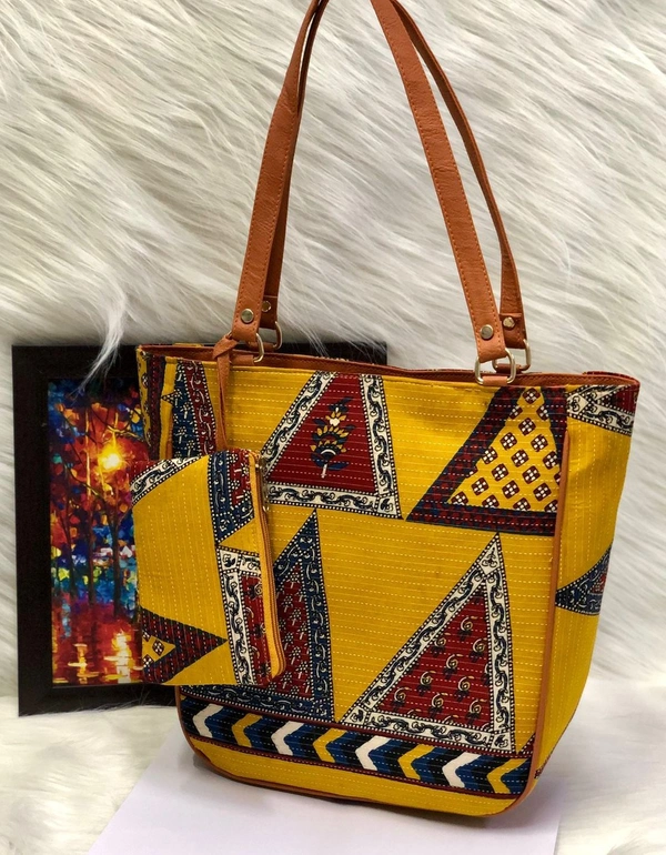 BRISA Ikkat Combo Handbags