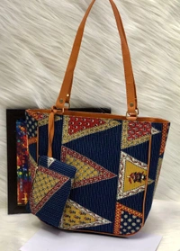 BRISA Ikkat Combo Handbags