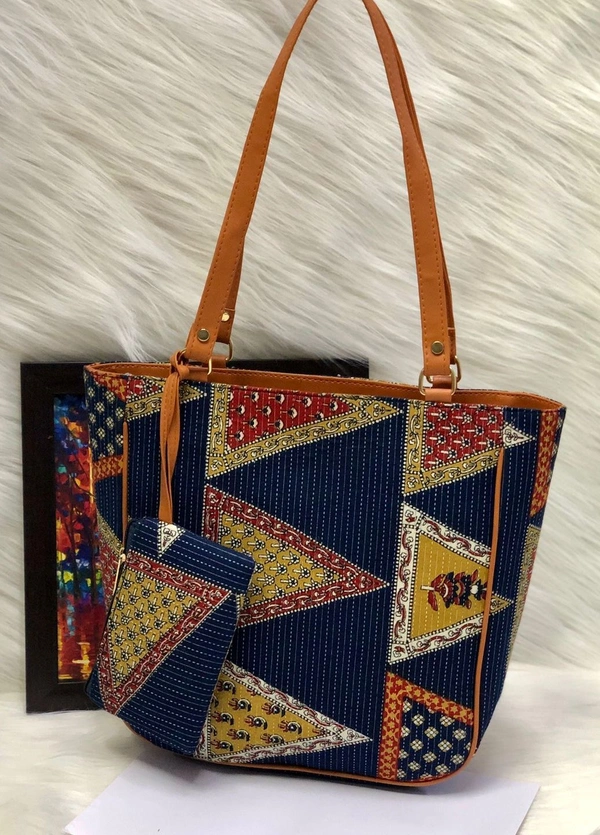 BRISA Ikkat Combo Handbags